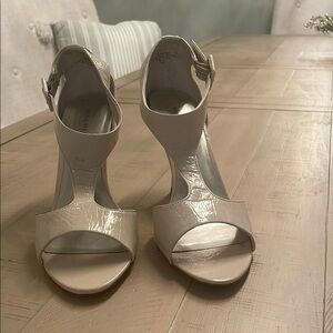 Elegant Beige Women's Heels
